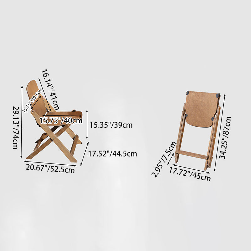 Contemporary Retro Solid Wood Plywood & Iron Round Square Coffee Table And Chair Set For Balcony & Living Room