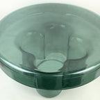 Contemporary Scandinavian Round Glass Coffee Table For Living Room