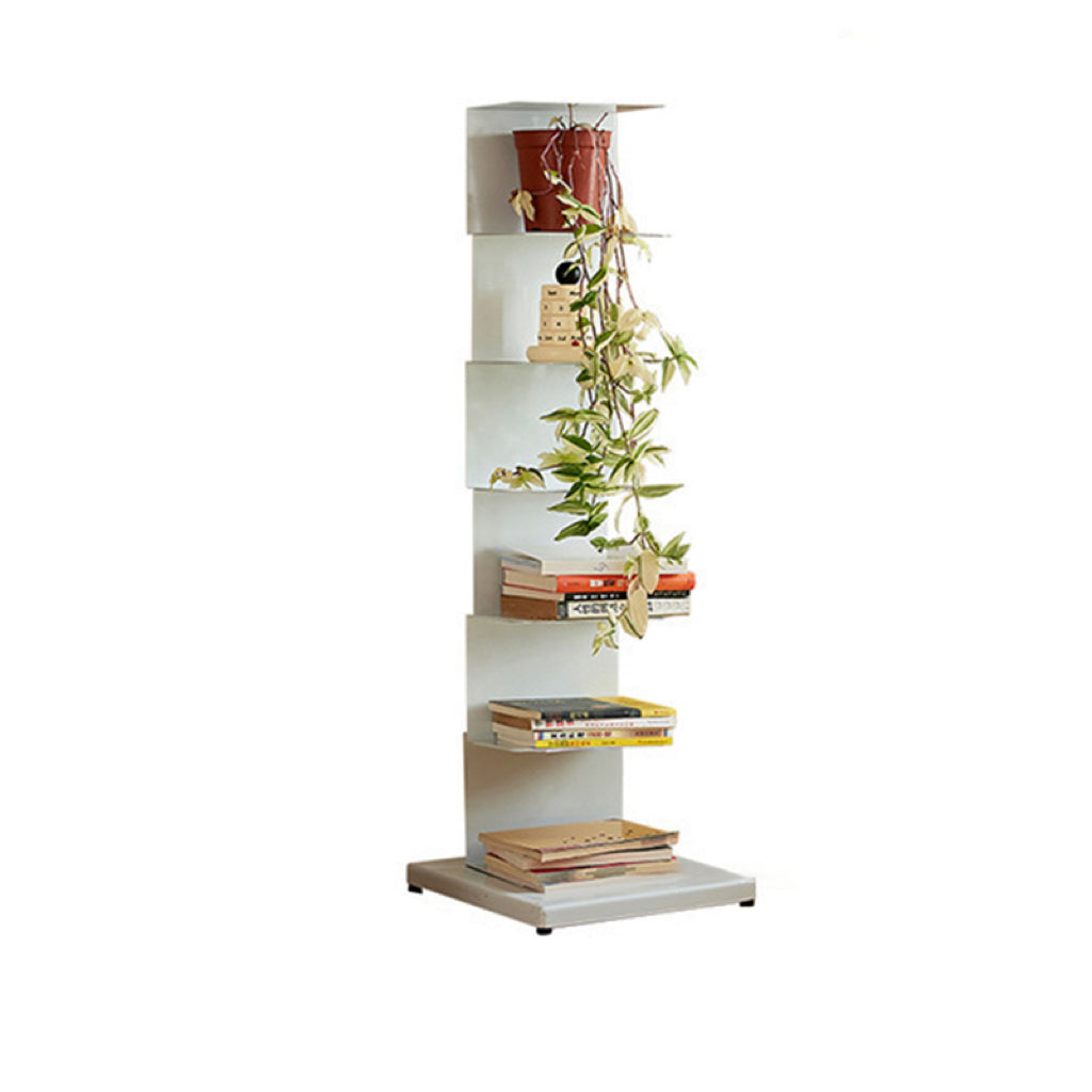 Modern Minimalist Rectangular Carbon Steel Bookshelf 5/6/8/9-Tier For Living Room