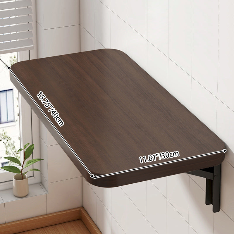 Mesa de bar plegable rectangular de metal de acero con bandeja para cocina, diseño moderno y minimalista