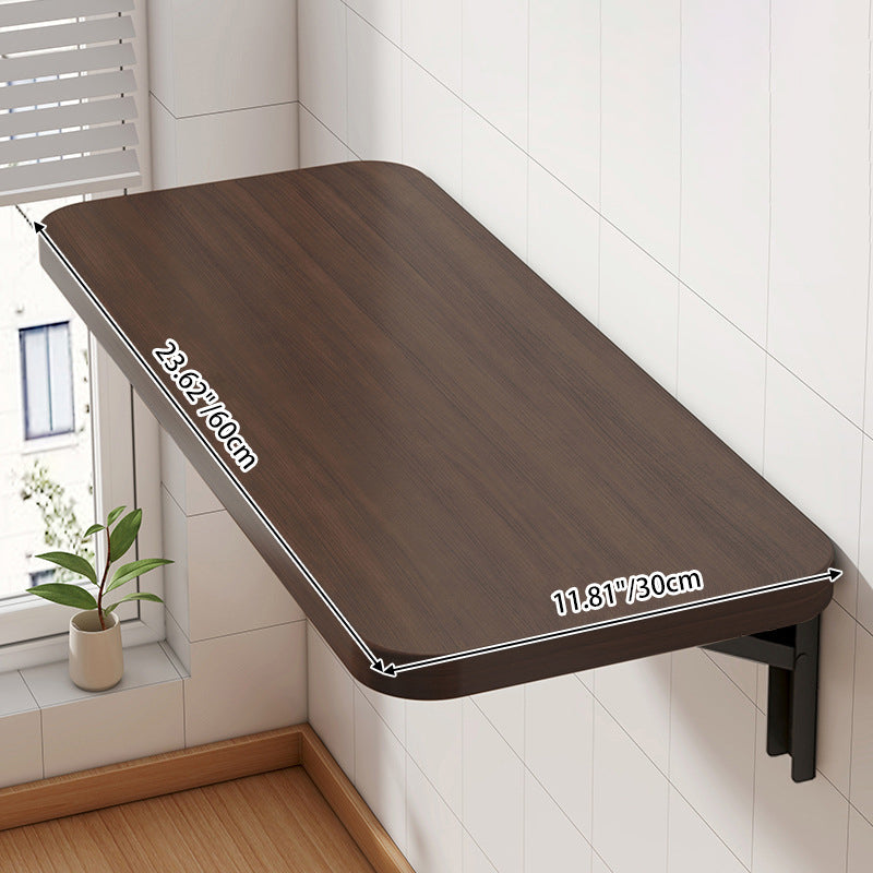 Mesa de bar plegable rectangular de metal de acero con bandeja para cocina, diseño moderno y minimalista