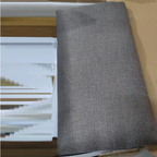 Banco para zapatos ventilado rectangular de lino ABS de bambú japonés tradicional para recibidor y sala de estar