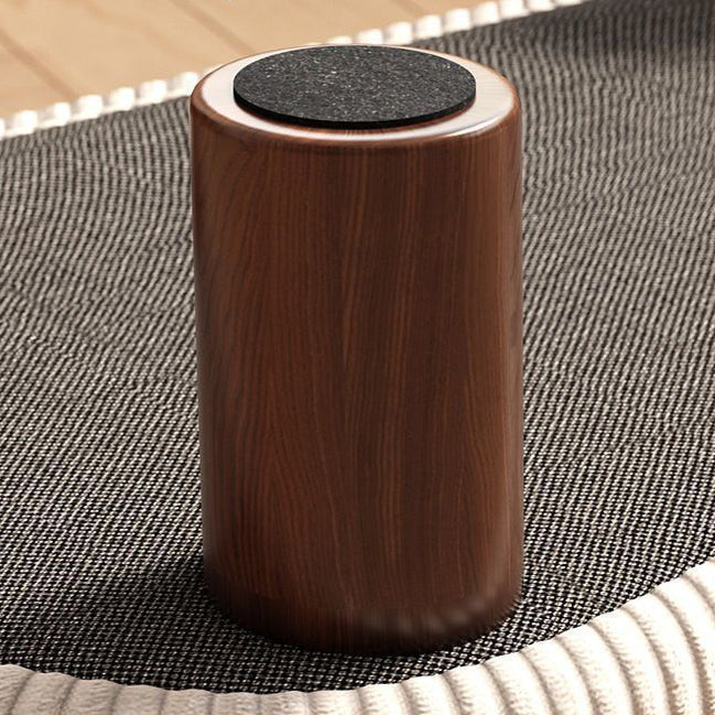 Contemporary Nordic Cuboid Portable Synthetic Fabric Pine Footstool Backless Armless For Living Room