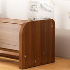 Contemporary Simplicity Rectangle Bamboo Medium Density Fiberboard Bookshelf 1 - Tier For Study