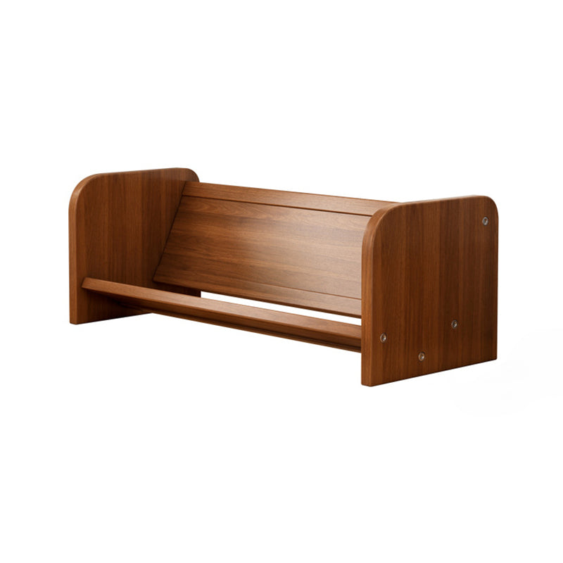 Contemporary Simplicity Rectangle Bamboo Medium Density Fiberboard Bookshelf 1 - Tier For Study