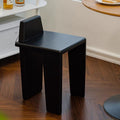 Handcrafted Traditional French Solid Wood Square Low Stool for Bedroom, Living Room & Dining Room