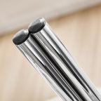 Contemporary Flannelette-Top Stainless Steel Stackable Triangle Stool, Low, Backless & Armless for Living Room