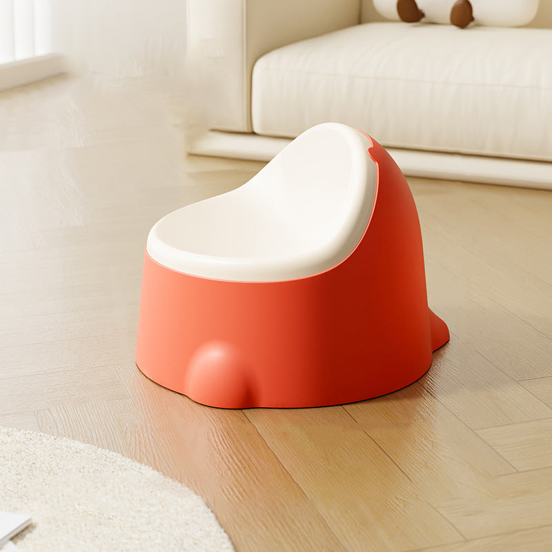 Kids' Dinosaur-Shaped PP Plastic Stool - Contemporary Creative Design, Low, Armless, for Hallway & Entryway
