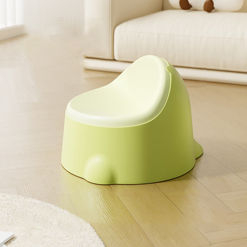 Kids' Dinosaur-Shaped PP Plastic Stool - Contemporary Creative Design, Low, Armless, for Hallway & Entryway