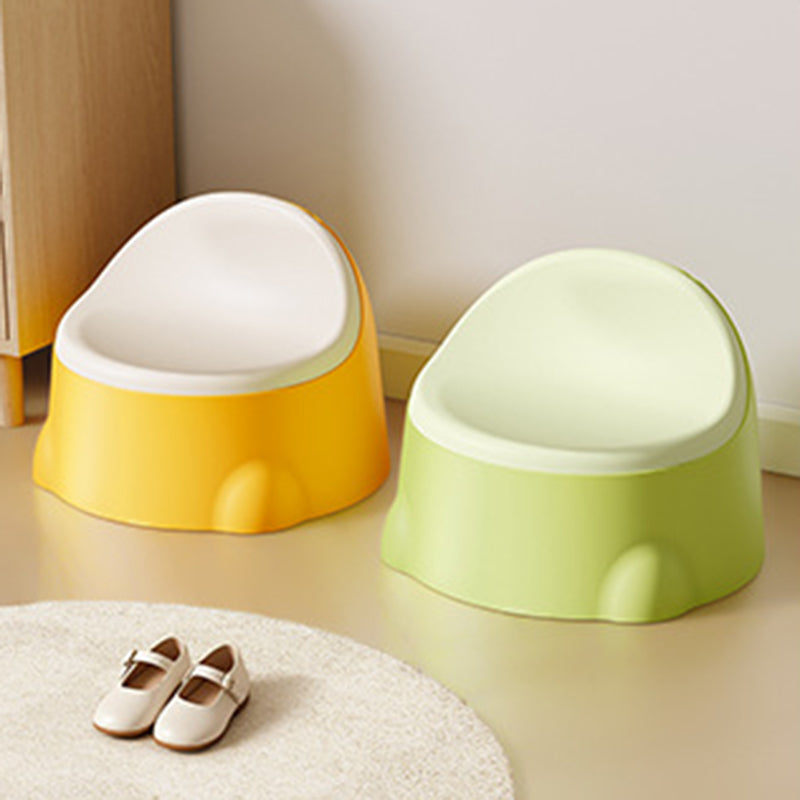 Kids' Dinosaur-Shaped PP Plastic Stool - Contemporary Creative Design, Low, Armless, for Hallway & Entryway