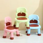 Modern Art Deco Cartoon Dog-Shaped Kids' Low Stool - Armless, Backless, PP Plastic, Living Room Accent