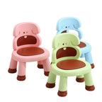Modern Art Deco Cartoon Dog-Shaped Kids' Low Stool - Armless, Backless, PP Plastic, Living Room Accent