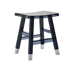Sleek Modern Minimalist Rectangular PC Plastic Low Stool — Backless & Armless for Hallways & Entryways