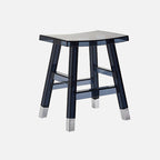 Sleek Modern Minimalist Rectangular PC Plastic Low Stool — Backless & Armless for Hallways & Entryways
