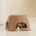 Modern Oval Kids Storage Stool – Non-Slip PP Plastic, Backless & Armless, Low-Profile Seat for Living Room and Entryway