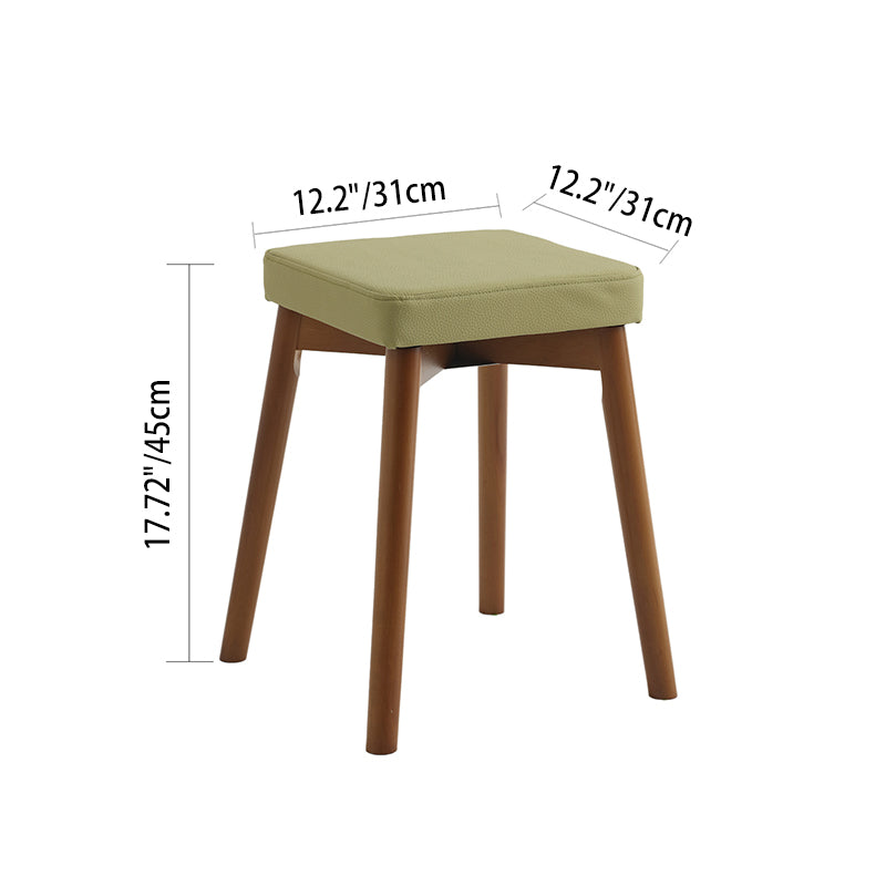 Taburete Rascador Cuadrado para Gatos Moderno Minimalista, Tela de Chenilla y Resistente al Cuero, Madera de Haya, Desmontable y Lavable, Bajo, Sin Respaldo ni Brazos, Para Sala y Comedor
