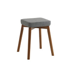 Taburete Rascador Cuadrado para Gatos Moderno Minimalista, Tela de Chenilla y Resistente al Cuero, Madera de Haya, Desmontable y Lavable, Bajo, Sin Respaldo ni Brazos, Para Sala y Comedor