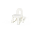 Modern Minimalist Round-Arch Kids Stool, Lightweight PP Plastic, Armless Low Seat for Living Room