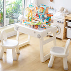 Modern Minimalist Round-Arch Kids Stool, Lightweight PP Plastic, Armless Low Seat for Living Room