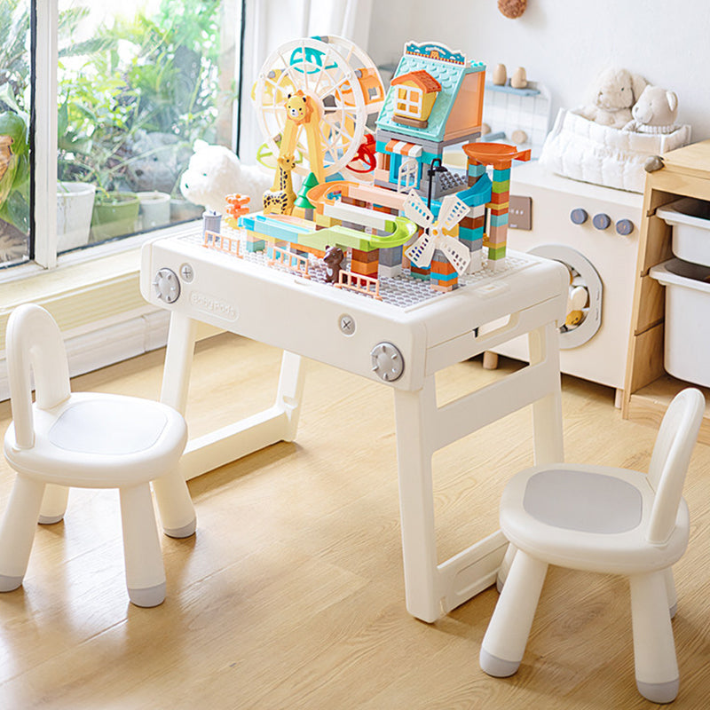 Modern Minimalist Round-Arch Kids Stool, Lightweight PP Plastic, Armless Low Seat for Living Room