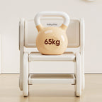 Modern Minimalist Eco-Friendly HDPE Geometric Kids' Low Stool - Armless Backrest Design for Living Room