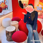 Modern Art Deco Velvet Molded Stool for Kids – Low, Backless Mushroom Seat in Cotton & Metal, Ideal for Entryway & Hallway