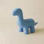 Modern Art Deco Cartoon Dinosaur Kids Stool – Anti-Tip, Low-Profile, Backless & Armless PE Plastic Stool for Entryways & Hallways