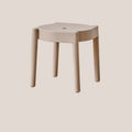Modern Minimalist Round PP Plastic Stool – Lightweight, Stackable, Backless & Armless for Living Room & Entryway