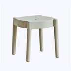 Modern Minimalist Round PP Plastic Stool – Lightweight, Stackable, Backless & Armless for Living Room & Entryway