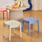 Modern Minimalist Round PP Plastic Stool – Lightweight, Stackable, Backless & Armless for Living Room & Entryway