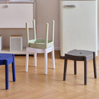 Modern Minimalist Round PP Plastic Stool – Lightweight, Stackable, Backless & Armless for Living Room & Entryway