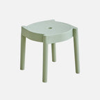 Modern Minimalist Round PP Plastic Stool – Lightweight, Stackable, Backless & Armless for Living Room & Entryway