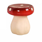 Chic Modern Art Deco Mushroom-Shape Low Stool in Fiberglass & Plastic — Ideal for Bedroom & Living Room