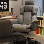 Contemporary Luxury Square Microfiber Leather Cat Scratch Leather Aluminum Alloy Gaming Chair Adjustable Backrest Footrest For Study