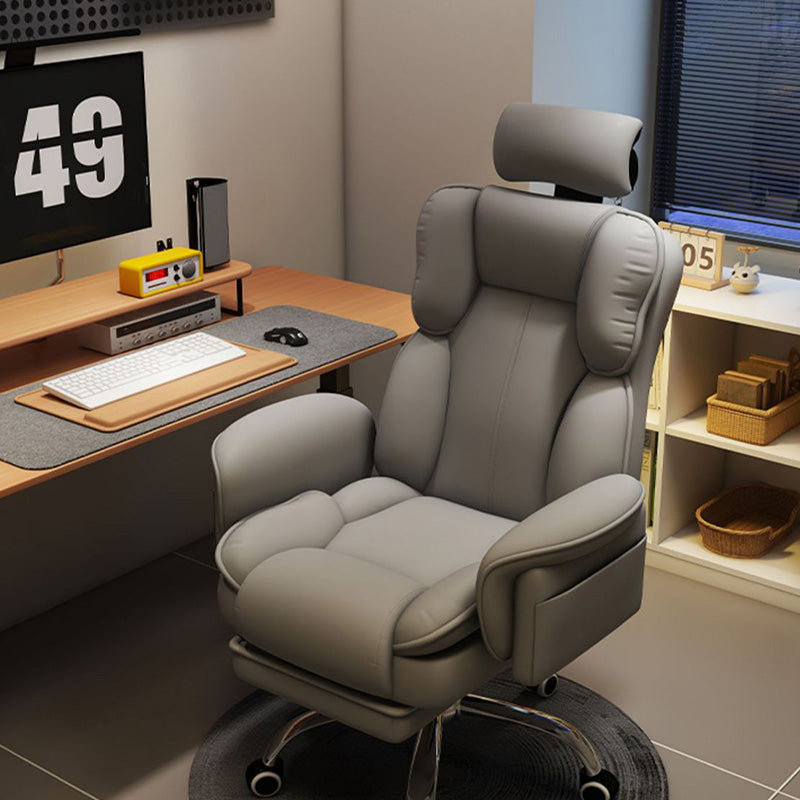 Contemporary Luxury Square Microfiber Leather Cat Scratch Leather Aluminum Alloy Gaming Chair Adjustable Backrest Footrest For Study