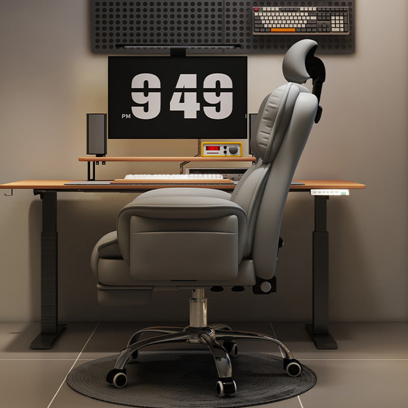 Contemporary Luxury Square Microfiber Leather Cat Scratch Leather Aluminum Alloy Gaming Chair Adjustable Backrest Footrest For Study