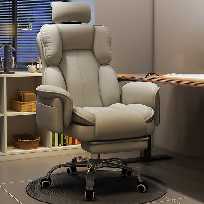 Contemporary Luxury Square Microfiber Leather Cat Scratch Leather Aluminum Alloy Gaming Chair Adjustable Backrest Footrest For Study