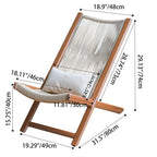 Traditional Rustic PE Rattan Recliner with Carbon Steel Frame and Plush Pillow Footrest for Outdoor Patio