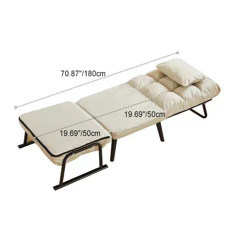 Sillón Reclinable Cuadrado Moderno de Polipiel de Lujo con Estructura de Acero al Carbono, Respaldo y Reposabrazos Cómodos para Sala de Estar
