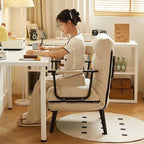 Sillón Reclinable Cuadrado Moderno de Polipiel de Lujo con Estructura de Acero al Carbono, Respaldo y Reposabrazos Cómodos para Sala de Estar
