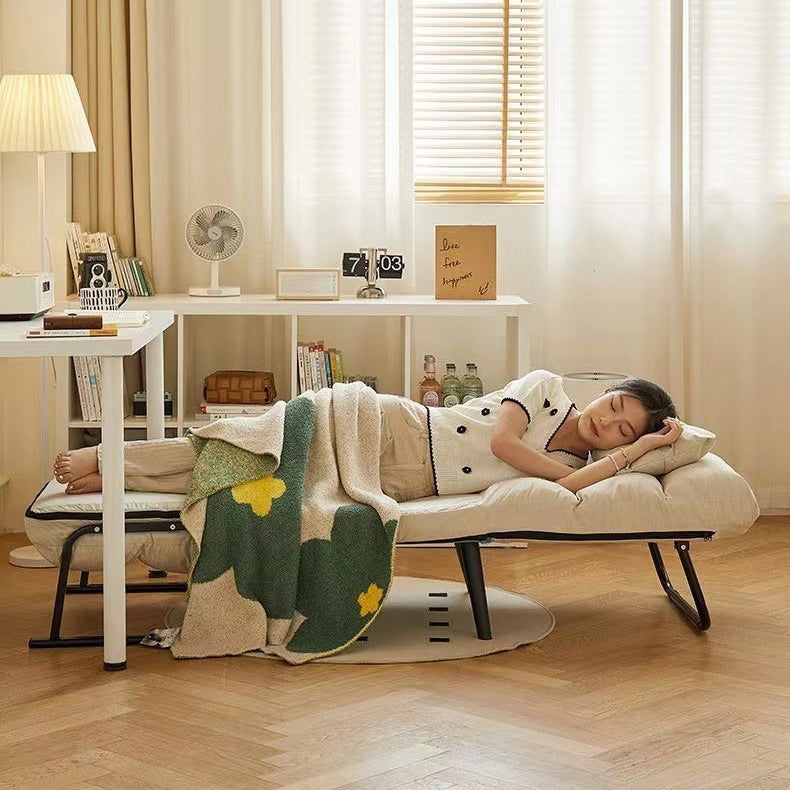 Sillón Reclinable Cuadrado Moderno de Polipiel de Lujo con Estructura de Acero al Carbono, Respaldo y Reposabrazos Cómodos para Sala de Estar