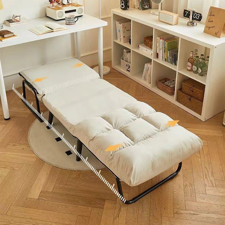 Sillón Reclinable Cuadrado Moderno de Polipiel de Lujo con Estructura de Acero al Carbono, Respaldo y Reposabrazos Cómodos para Sala de Estar
