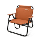 Silla de camping moderna, minimalista, rectangular, para exteriores, de aleación de aluminio, tela Oxford, algodón, plegable, desmontable, con respaldo y apoyabrazos para jardín