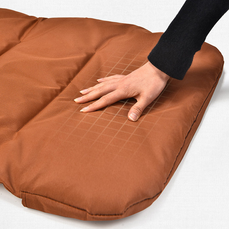 Silla de camping moderna, minimalista, rectangular, para exteriores, de aleación de aluminio, tela Oxford, algodón, plegable, desmontable, con respaldo y apoyabrazos para jardín
