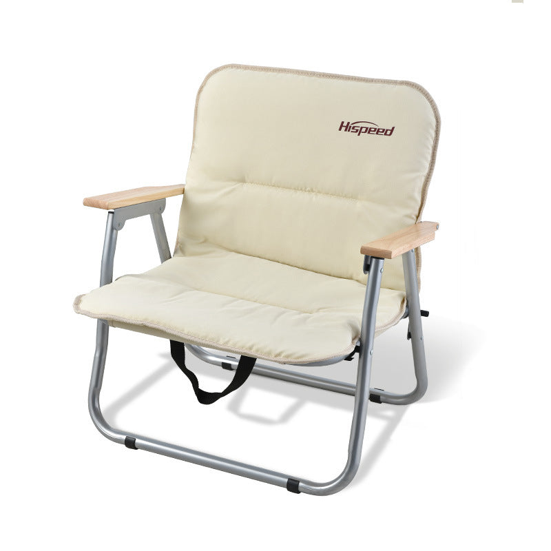 Silla de camping moderna, minimalista, rectangular, para exteriores, de aleación de aluminio, tela Oxford, algodón, plegable, desmontable, con respaldo y apoyabrazos para jardín