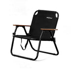 Silla de camping moderna, minimalista, rectangular, para exteriores, de aleación de aluminio, tela Oxford, algodón, plegable, desmontable, con respaldo y apoyabrazos para jardín