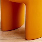 Modern Minimalist Round PE Stool - Low-Profile, Armless Seating for Living Room