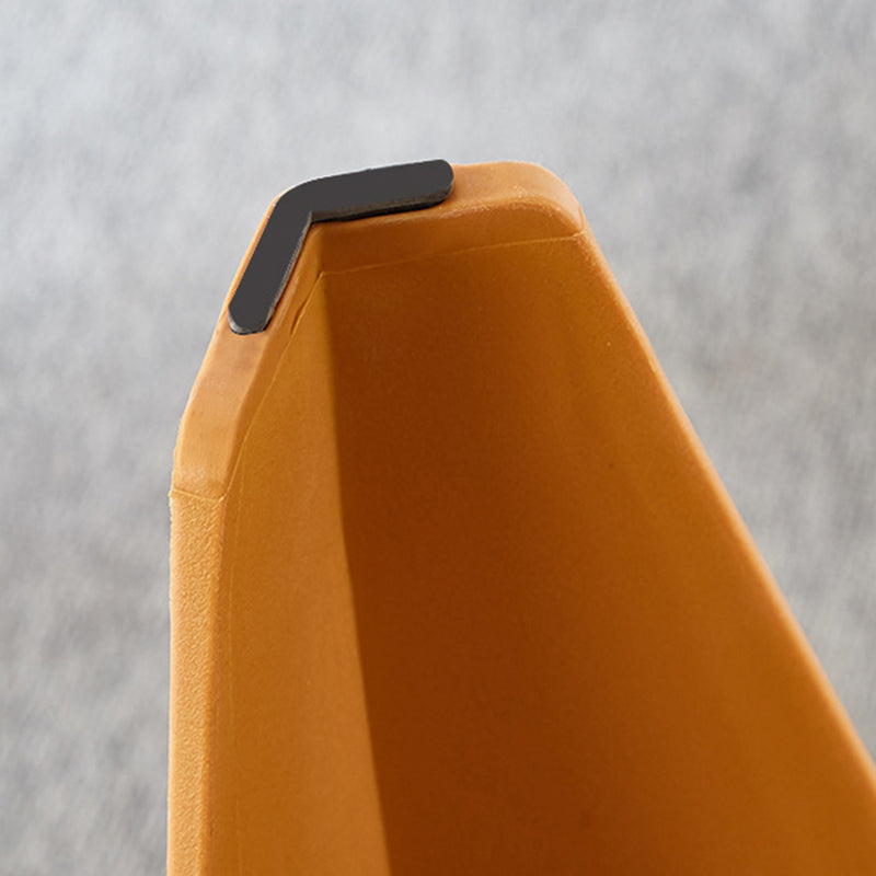 Modern Minimalist Square PE Stool, Armless, Low-Profile for Dining Room & Kitchen