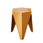Modern Minimalist Square PE Stool, Armless, Low-Profile for Dining Room & Kitchen