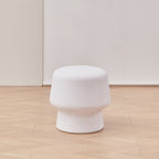 Modern Scandinavian PE Mushroom Round Low Stool, Armless – Ideal for Living Room